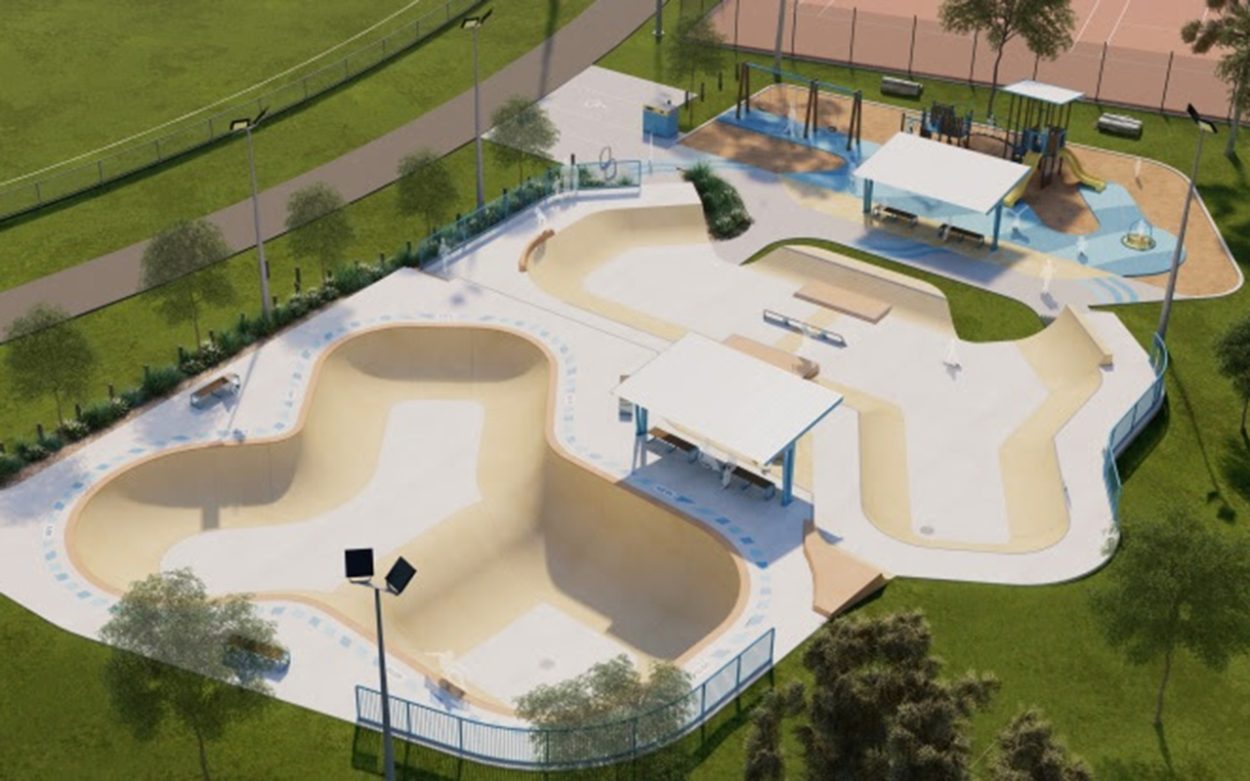 THE concept for the upgraded Rye Skate Park. Picture: Supplied