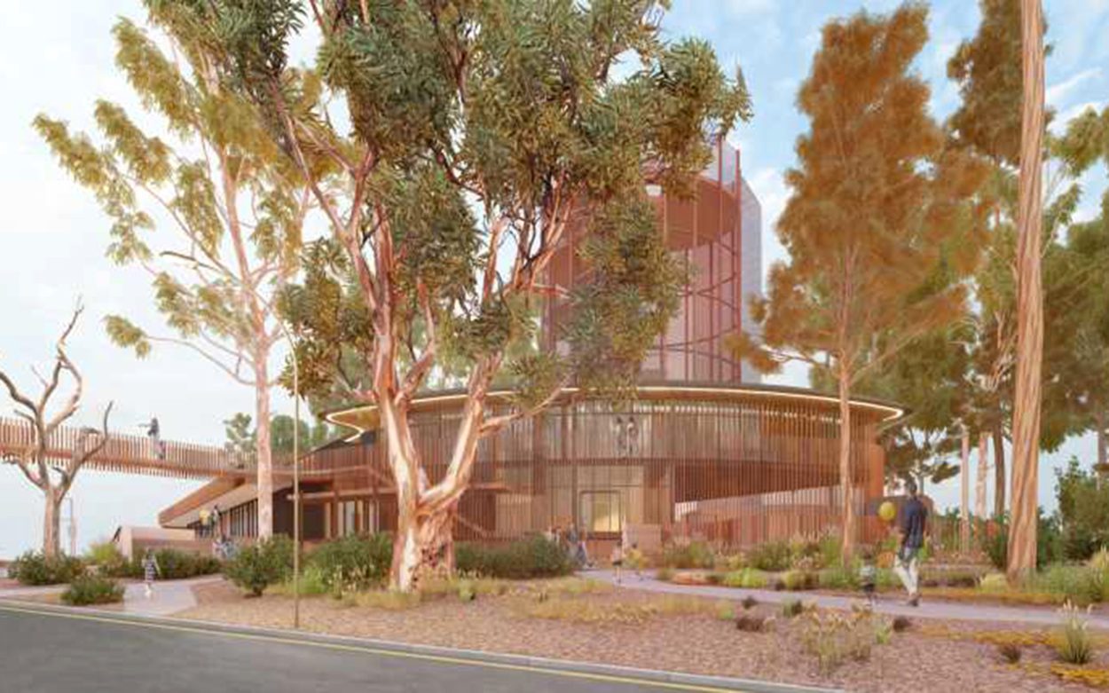 A RENDER of the summit works proposed. Picture: Supplied