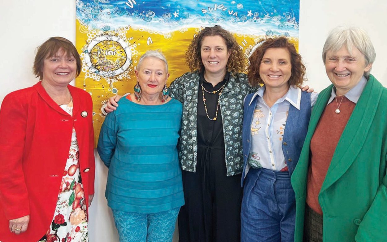 Belinda Rodman, Maureen Donelly, Cr Sarah Race, Jodie Belyea MP, Diane McDonald. Picture: Supplied