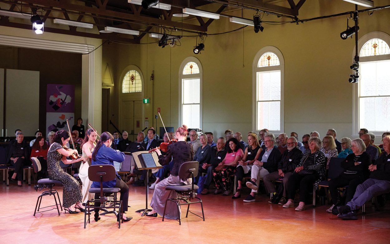 Chamber music at Elgee Park. Picture: Supplied