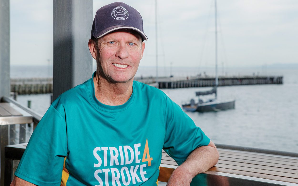 GLENN Browne is keen to raise awareness about the risk of strokes, and is holding a fundraiser at Mornington Yacht Club on 28 November. Picture: Gary Sissons