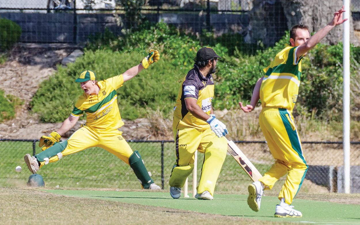 Out of reach: Seaford got nowhere near Mt Eliza's big score of 239, falling 144 runs short. Picture: Paul Churcher