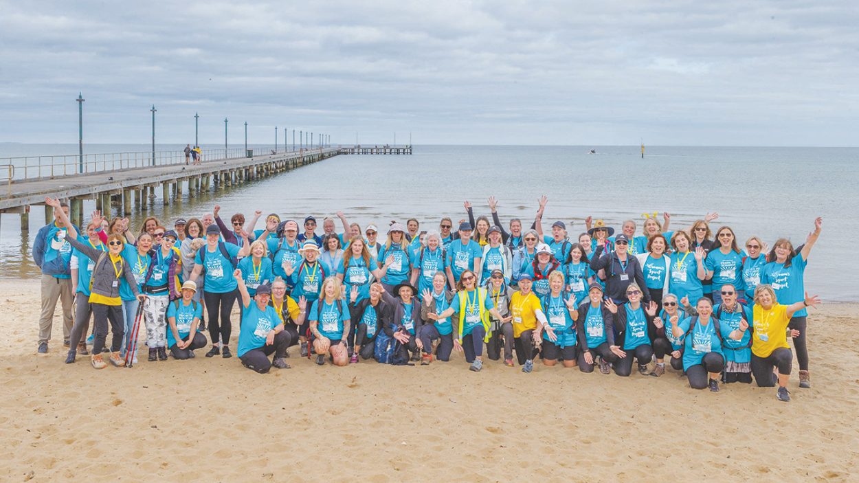 FRANK 2 Schanck participants at Frankston Pier last Friday. Picture: Gary Sissons