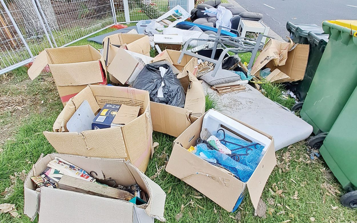 THE illegal dumping of waste is both unsightly and costly for the shire. Picture: Supplied