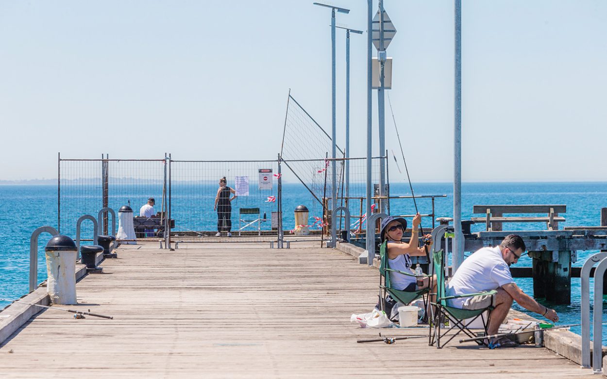 PART of the Portsea Pier has remained closed since September. Picture: Gary Sissons